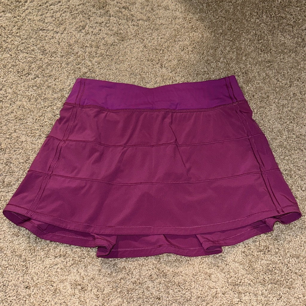Lululemon Pace Rival Mid-Rise Skirt *Long Pink Size 6